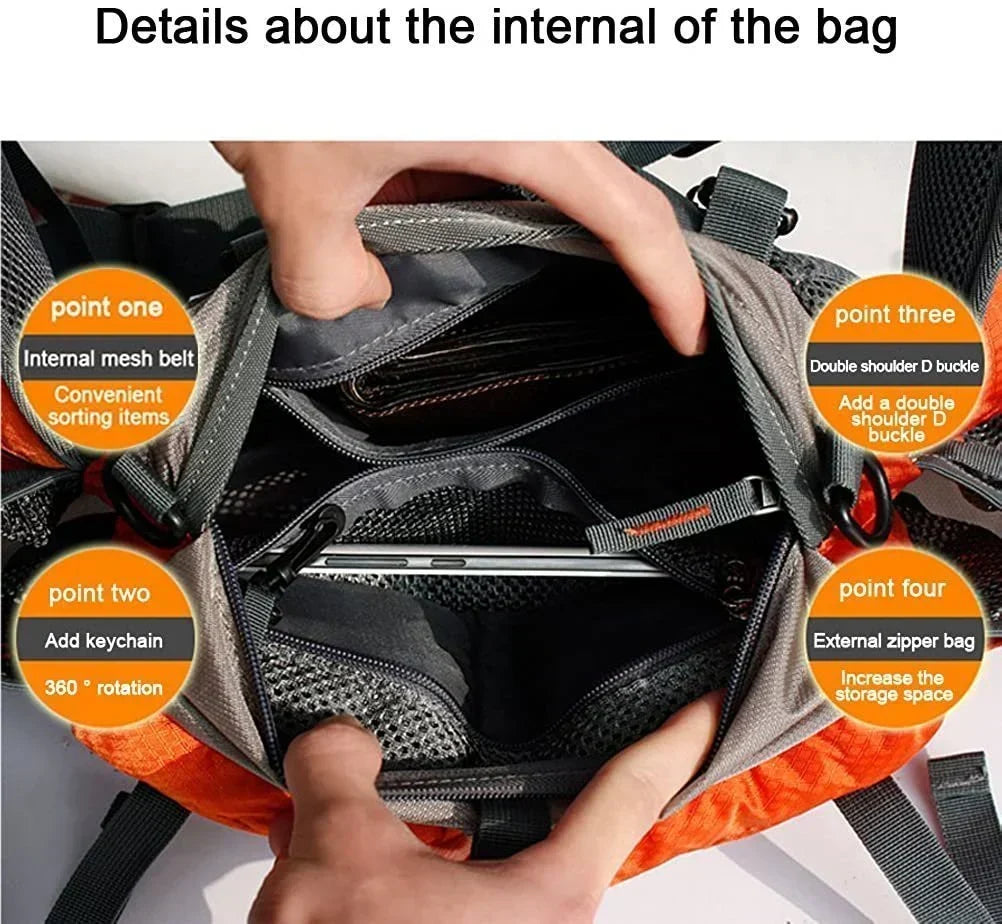 Outdoor Waist Bag | Ultralight Multi-Pocket Design