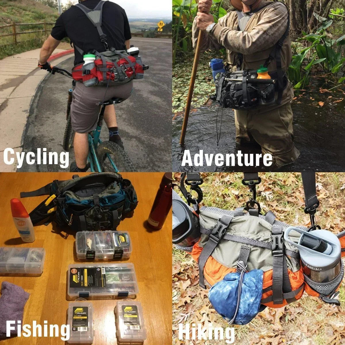 Outdoor Waist Bag | Ultralight Multi-Pocket Design
