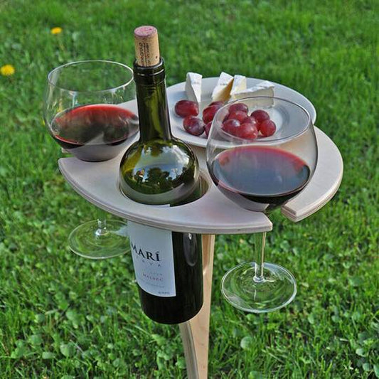 Outdoor Wine Table for Summer Picnics