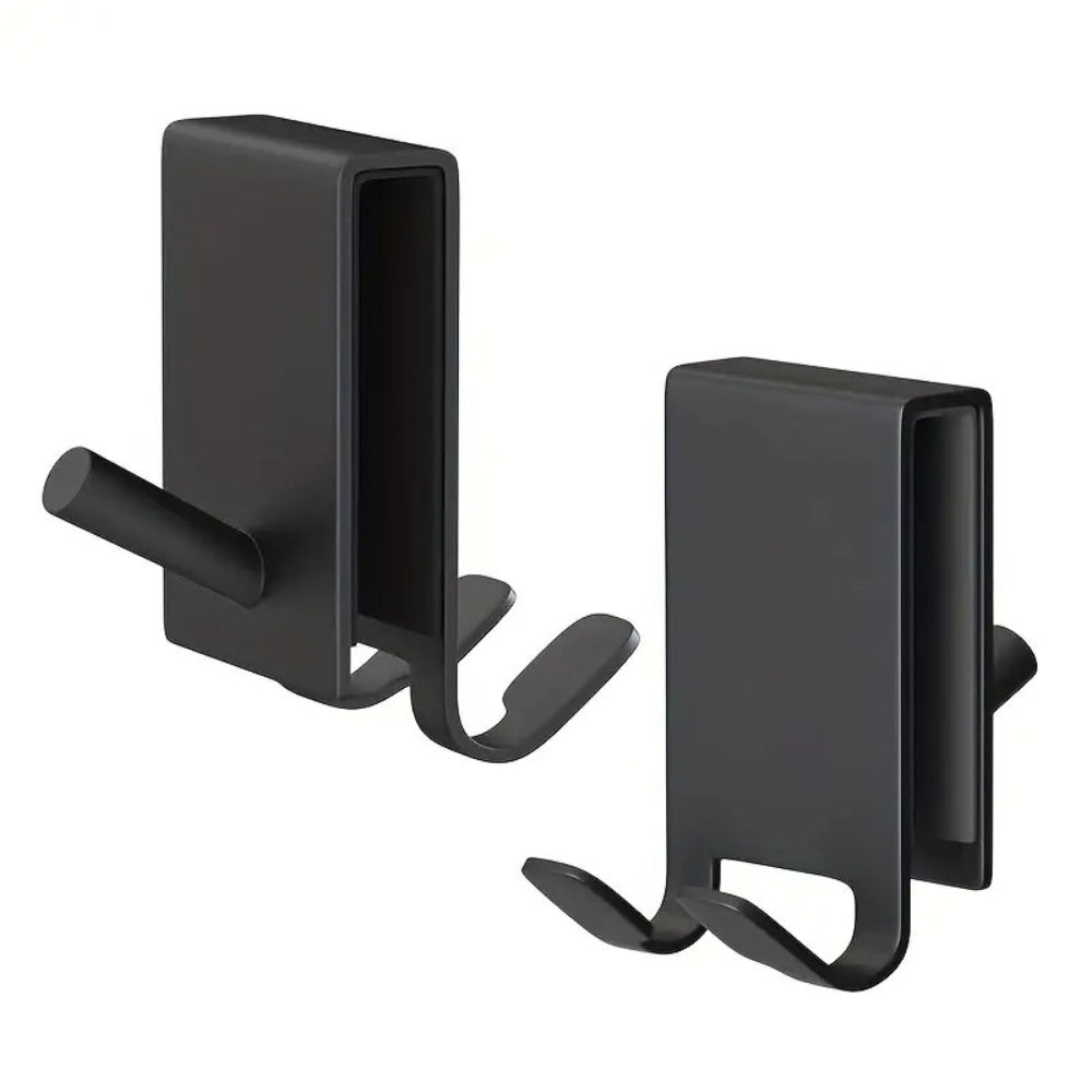 Over-the-Glass Stainless Steel Shower Door Hooks
