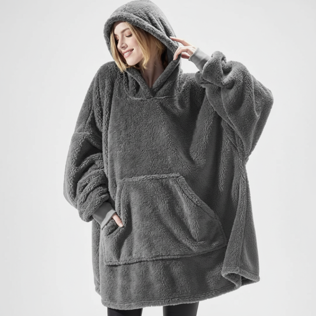 Oversized Hoodie Blanket Robe