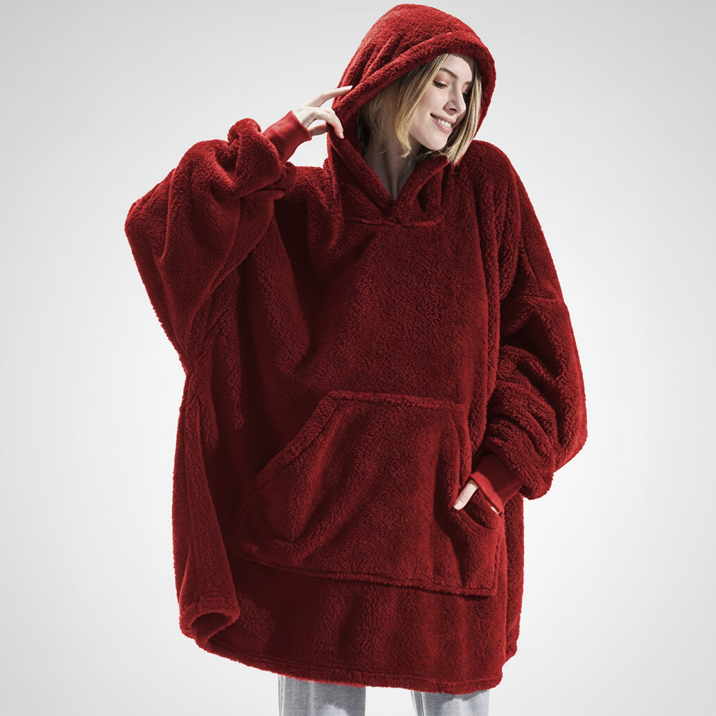 Oversized Hoodie Blanket Robe