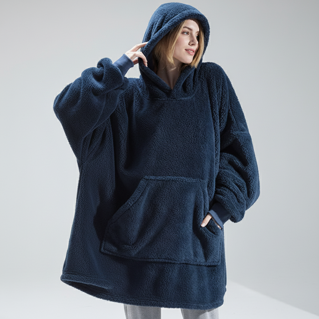 Oversized Hoodie Blanket Robe