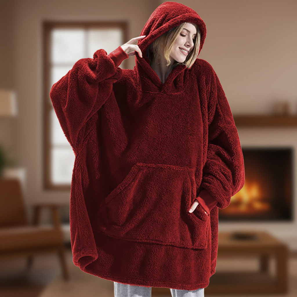 Oversized Hoodie Blanket Robe