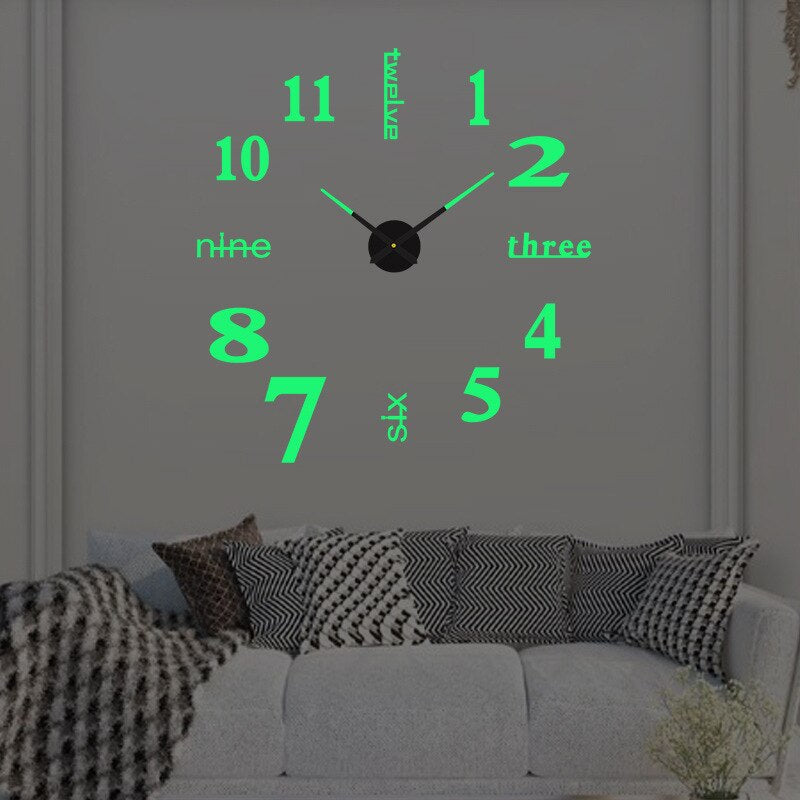 Oversized Modern Wall Clock