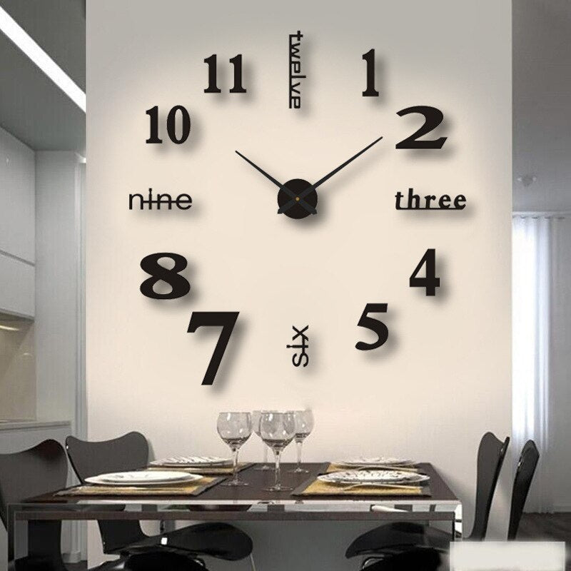 Oversized Modern Wall Clock