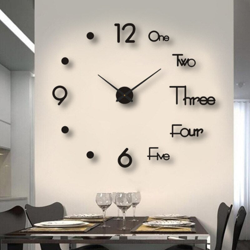 Oversized Modern Wall Clock