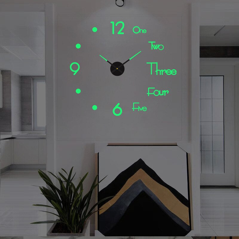Oversized Modern Wall Clock