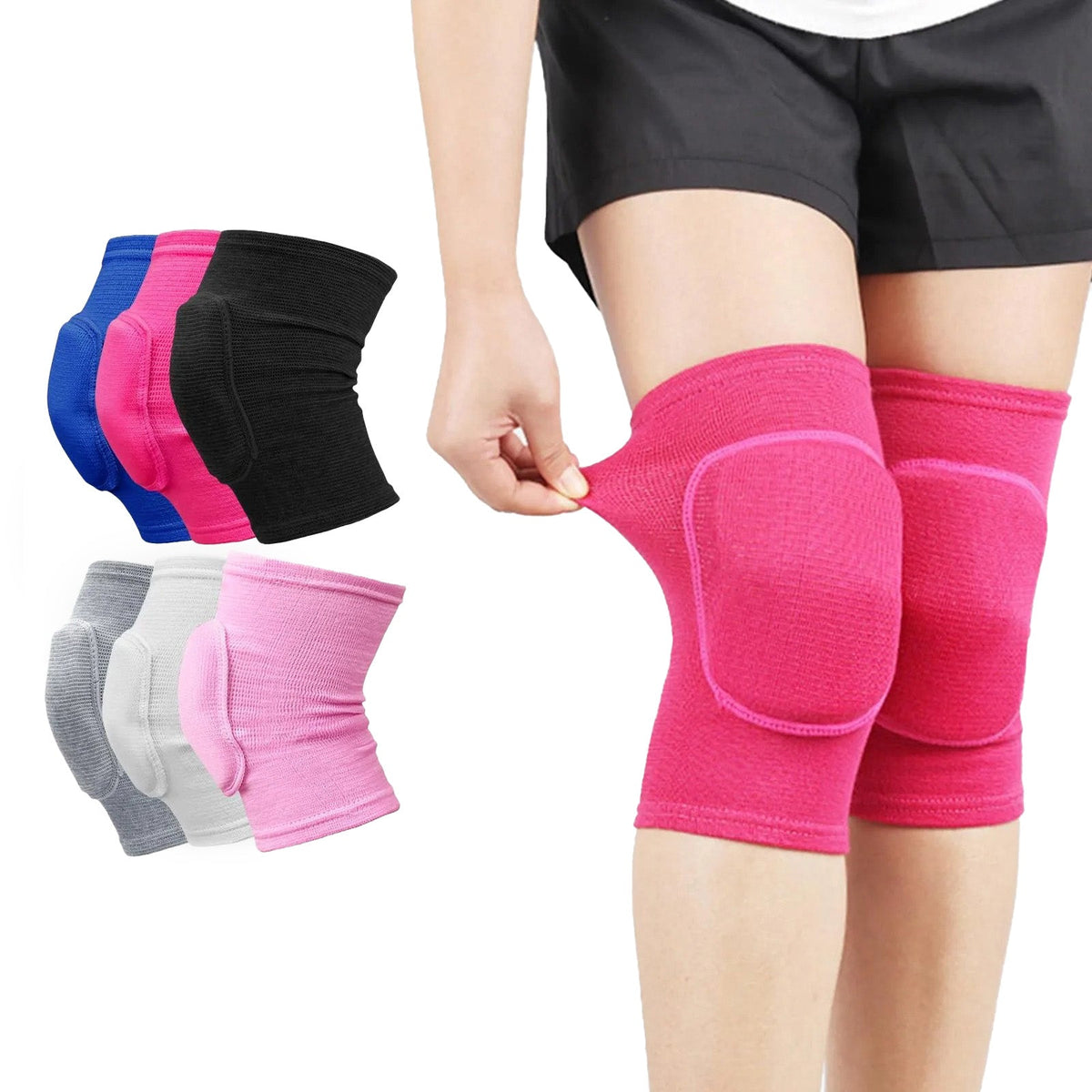 Padded Knee Pads for Workouts, Yoga, and Household Chores