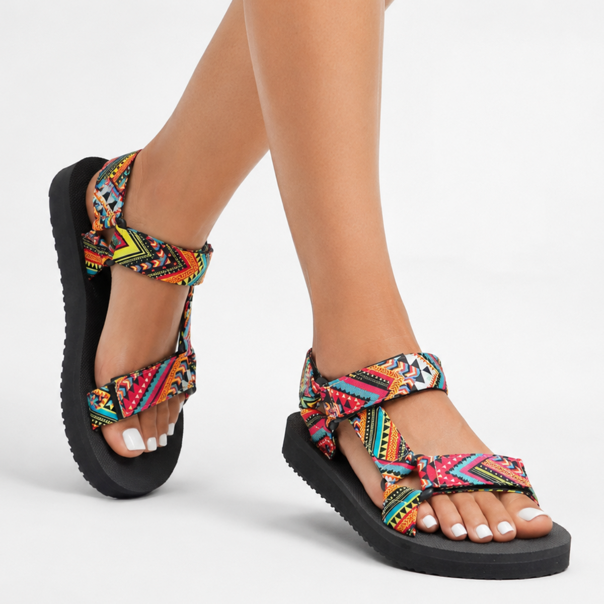 Paisley Pattern Women's Walking Sandals