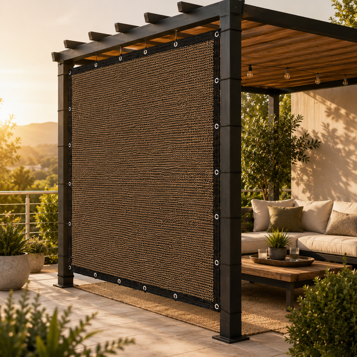 Pergola Side Panel - Gazebo Sidewall Privacy & Sun Screen