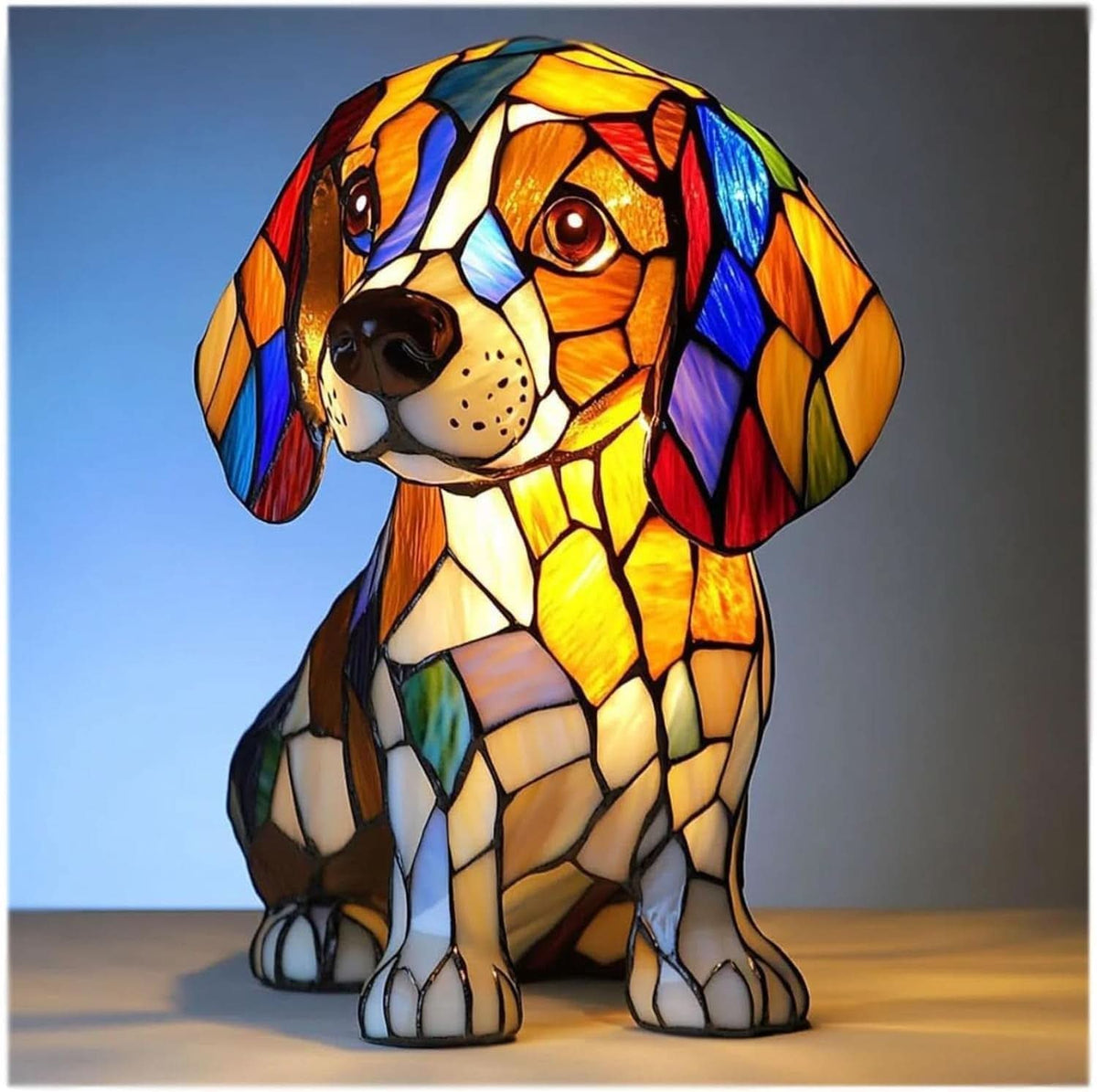 Pet Design Night Light with Warm Light and USB-Powered Switch