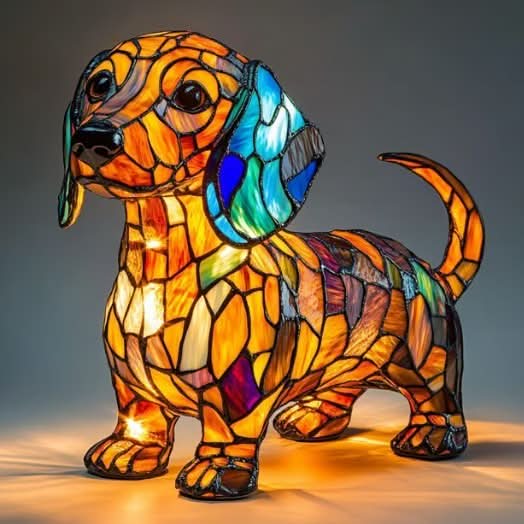 Pet Design Night Light with Warm Light and USB-Powered Switch