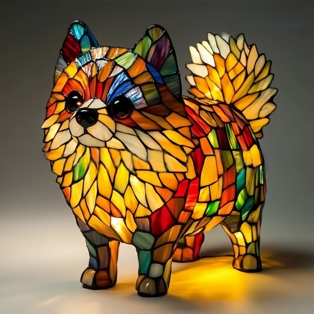 Pet Design Night Light with Warm Light and USB-Powered Switch