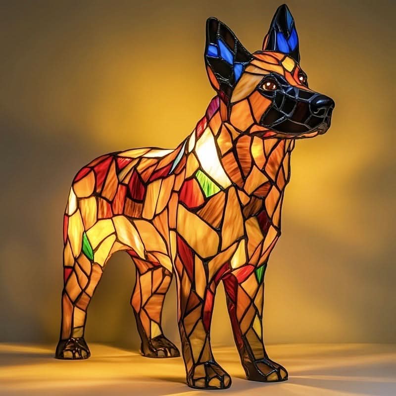 Pet Design Night Light with Warm Light and USB-Powered Switch