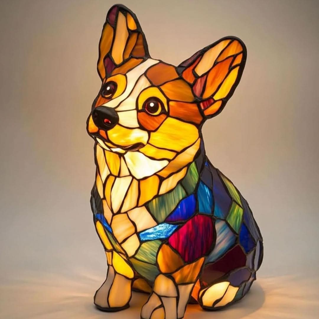 Pet Design Night Light with Warm Light and USB-Powered Switch