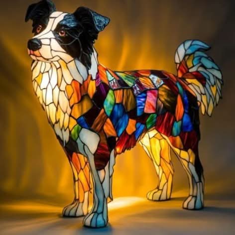 Pet Design Night Light with Warm Light and USB-Powered Switch