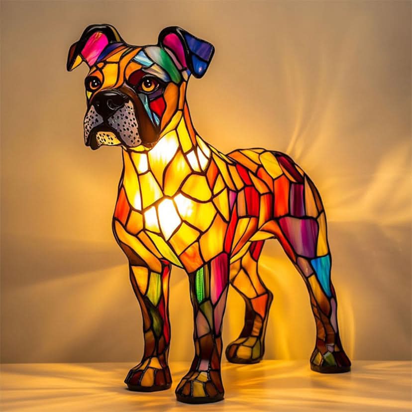Pet Design Night Light with Warm Light and USB-Powered Switch