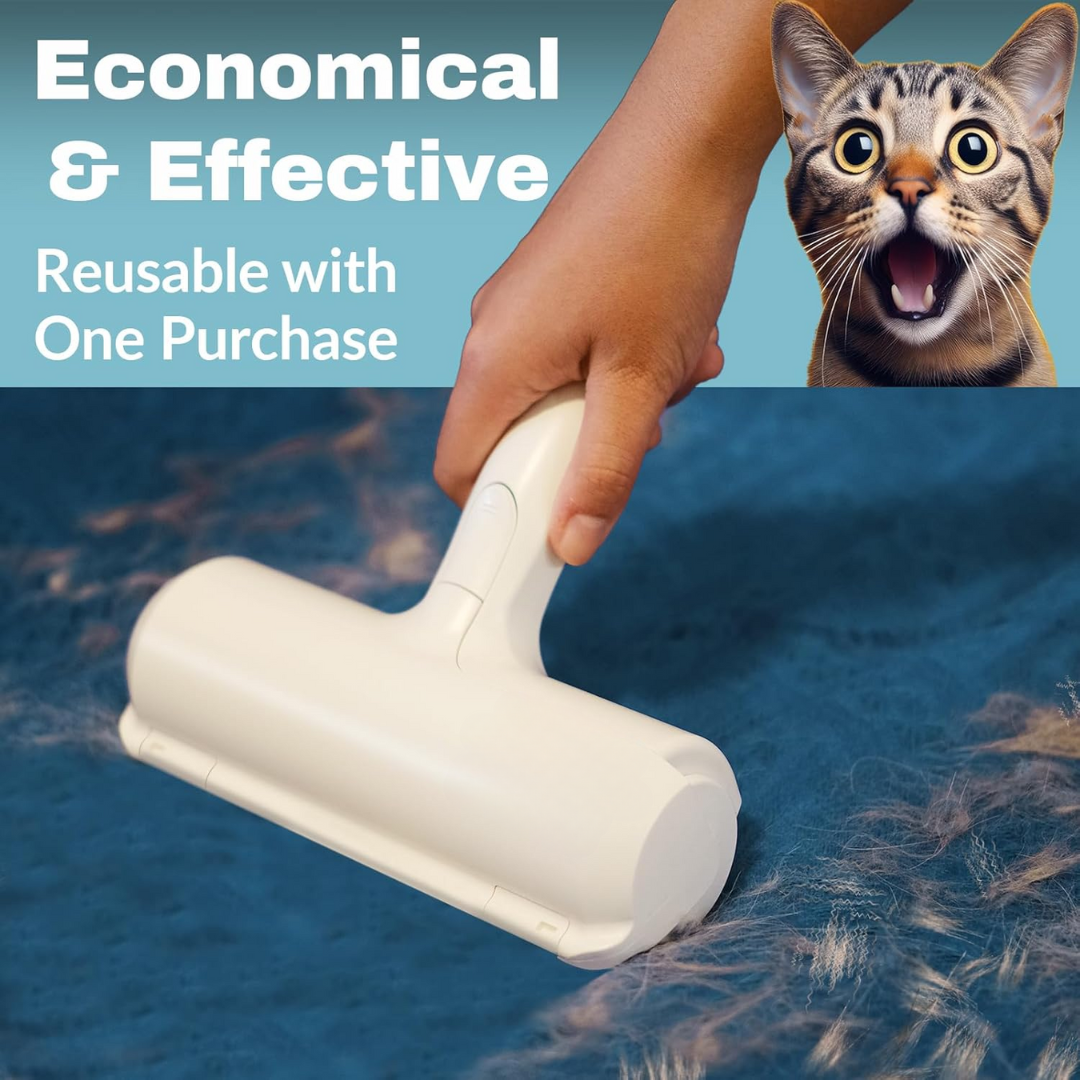 Pet Hair Remover - Self-Cleaning Lint Roller for Pets