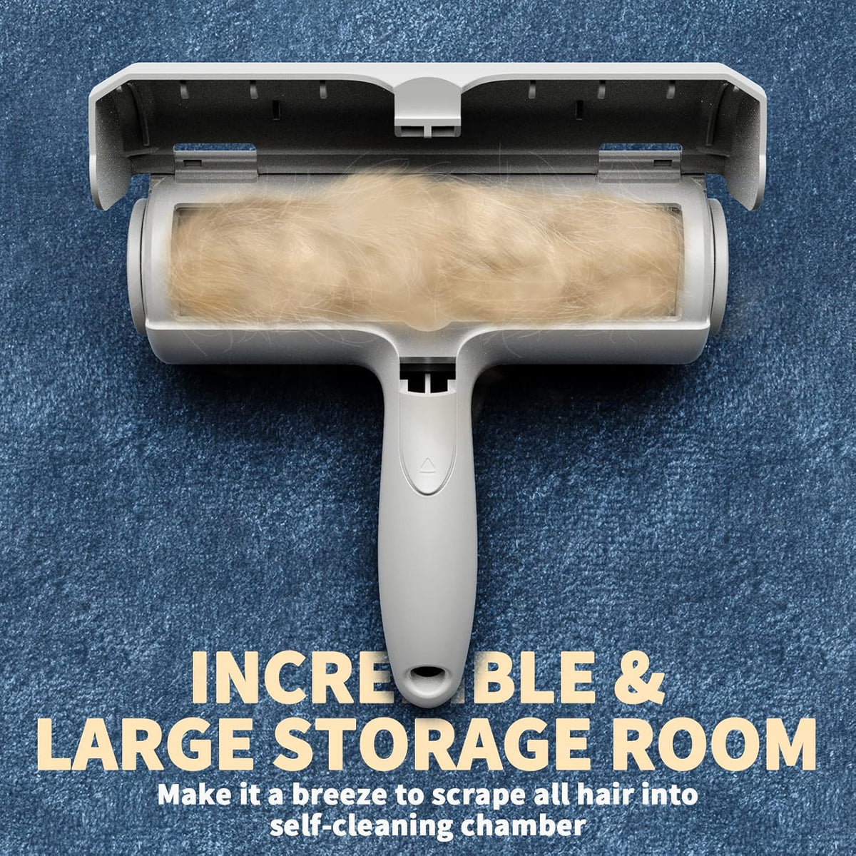 Pet Hair Remover - Self-Cleaning Lint Roller for Pets