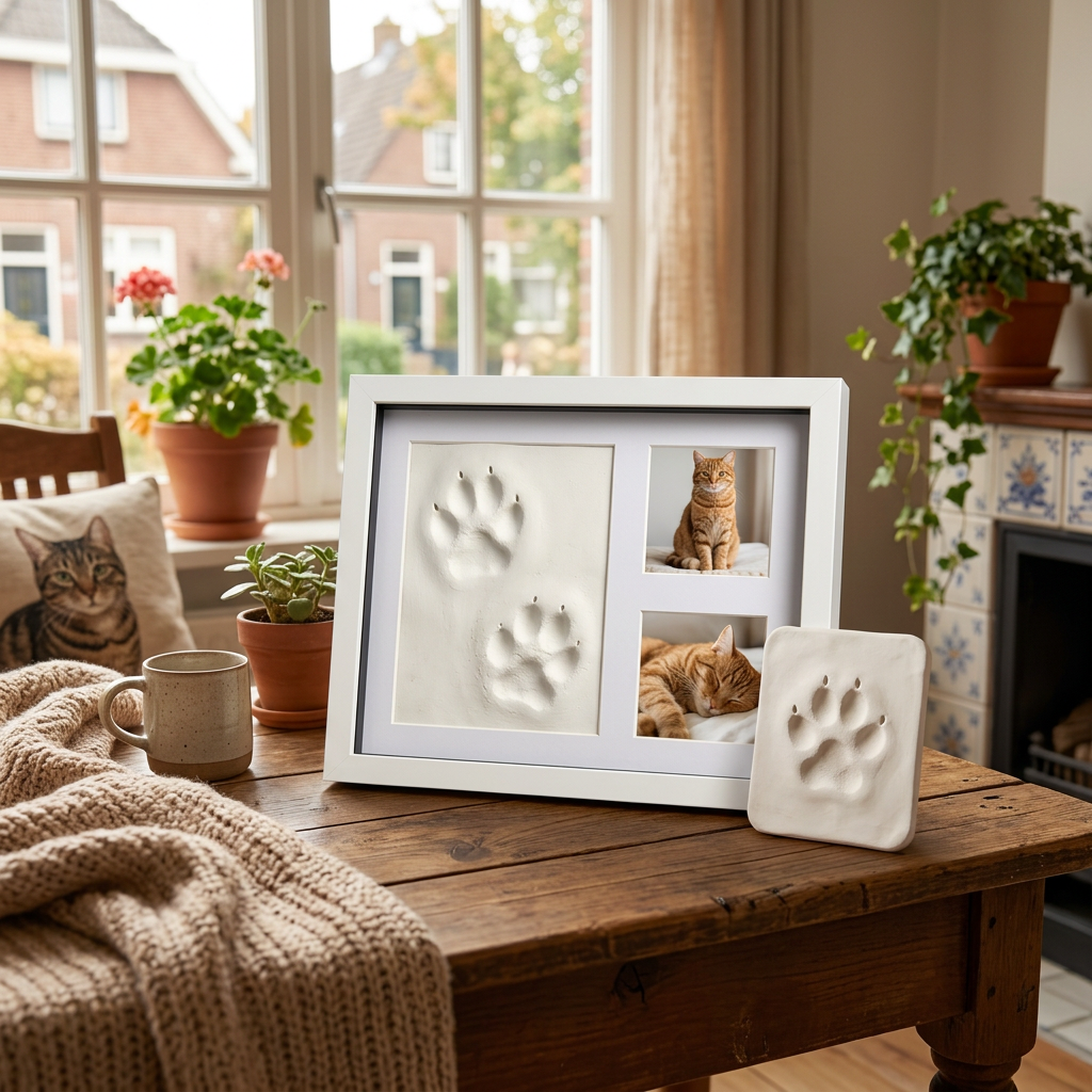 Pet Paw Print Clay Keepsake Kit