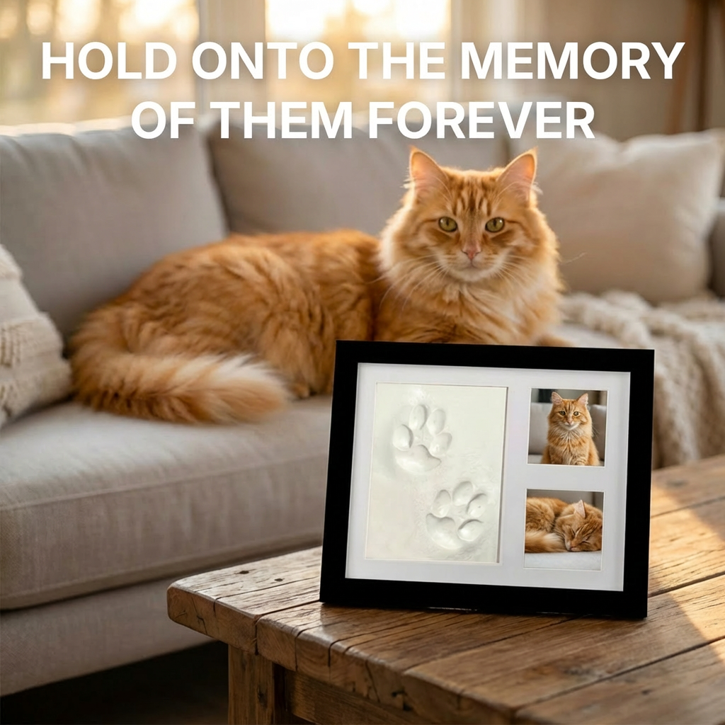 Pet Paw Print Clay Keepsake Kit