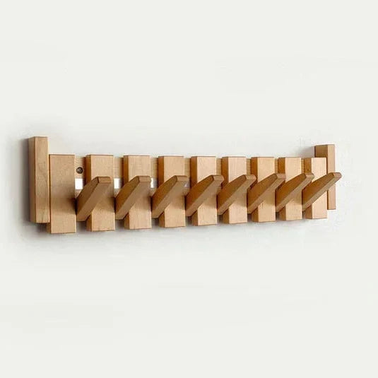 Piano-Inspired Wall-Mounted Coat Rack & Organizer - Modern Design