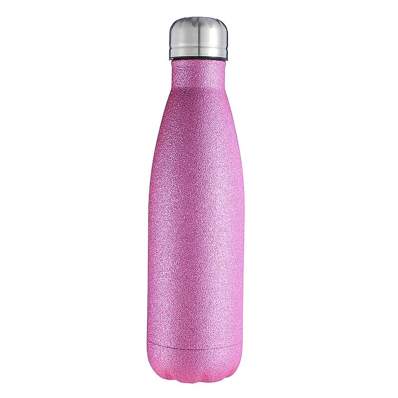 Pink Glitter Insulated Water Bottle