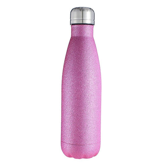 Pink Glitter Insulated Water Bottle