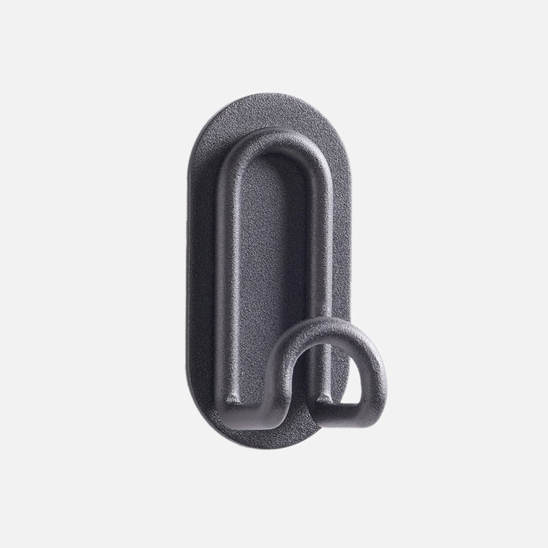 Pink Metal Self-Adhesive Wall Hook - No-Drill Dual Coat Hanger