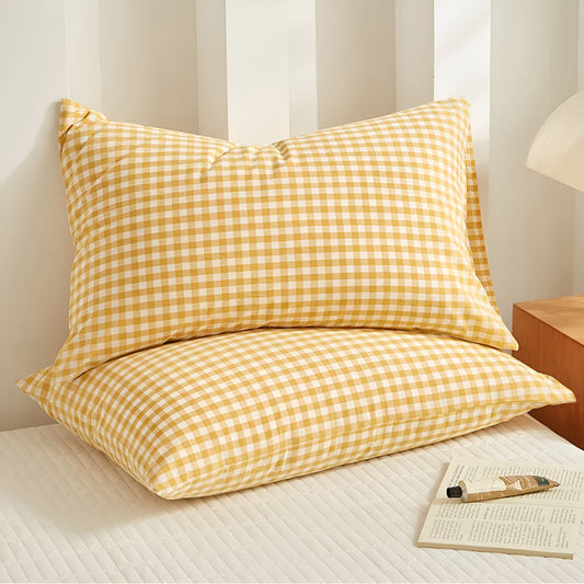 Plaid Checked Pillowcases