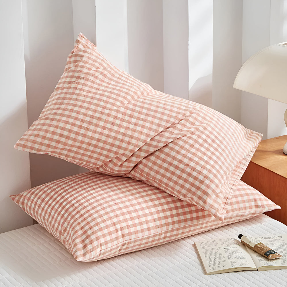 Plaid Checked Pillowcases