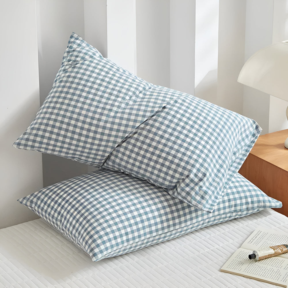 Plaid Checked Pillowcases