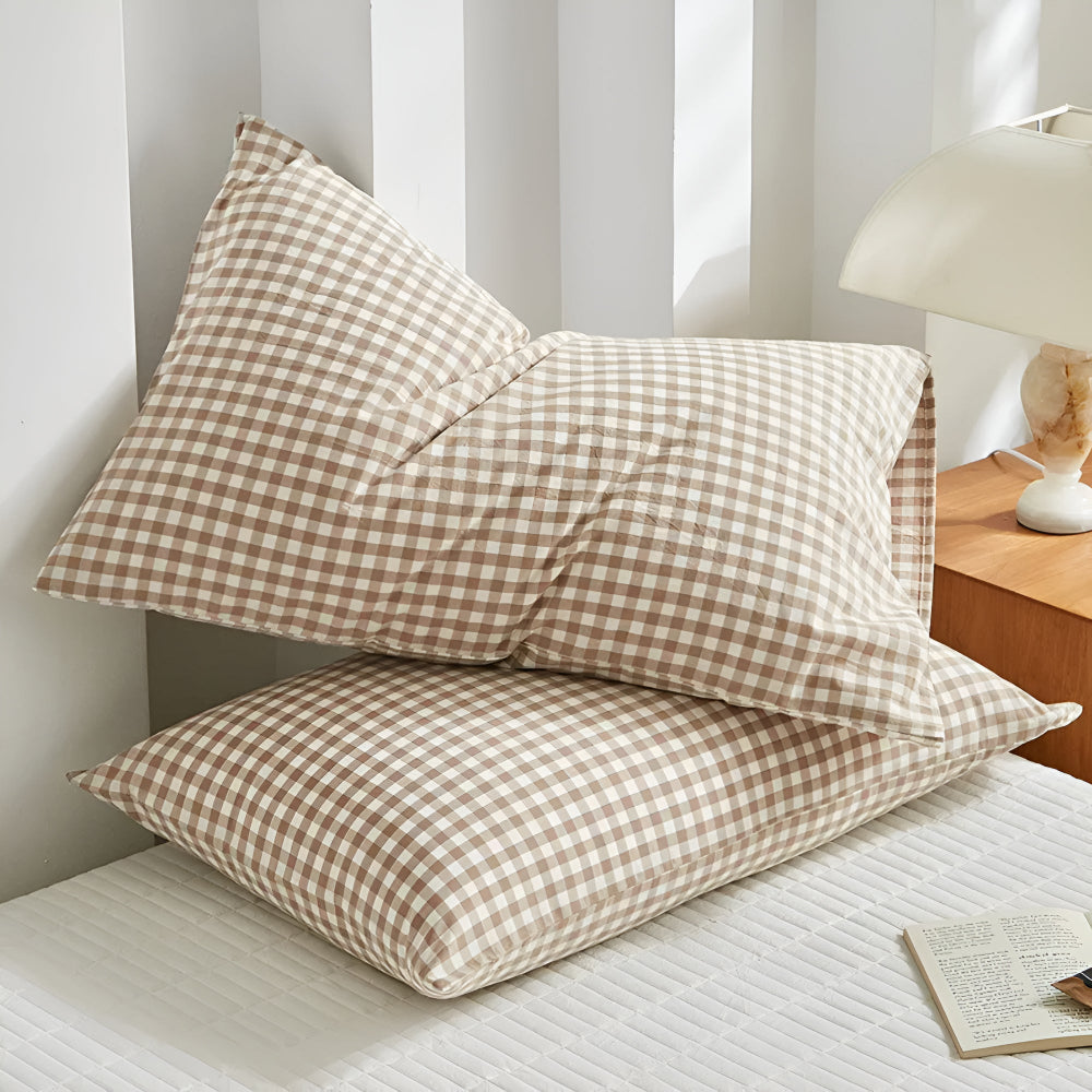 Plaid Checked Pillowcases