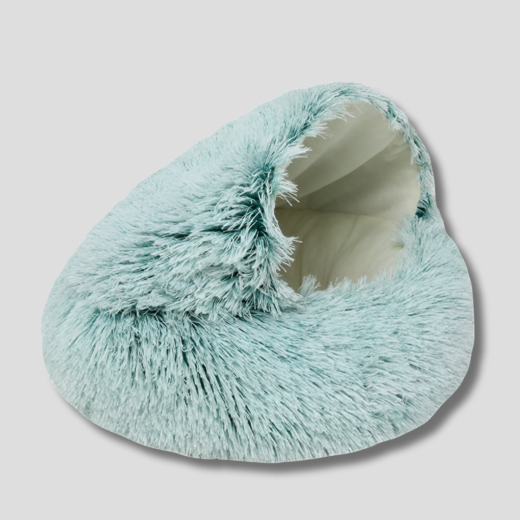 Plush Donut Pet Bed for Small Dogs & Cats