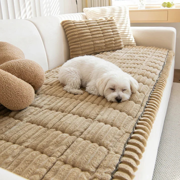 Plush Non-Slip Pet Sofa Protector