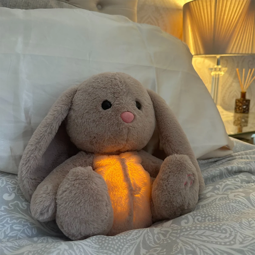 Plush Toy with Breathing Motion and Night Light