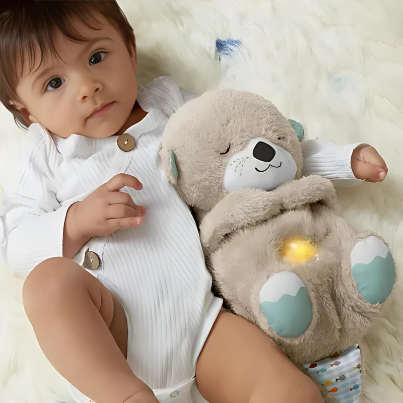 Plush Toy with Breathing Motion and Night Light
