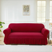 Plush Velvet Sofa Slipcover