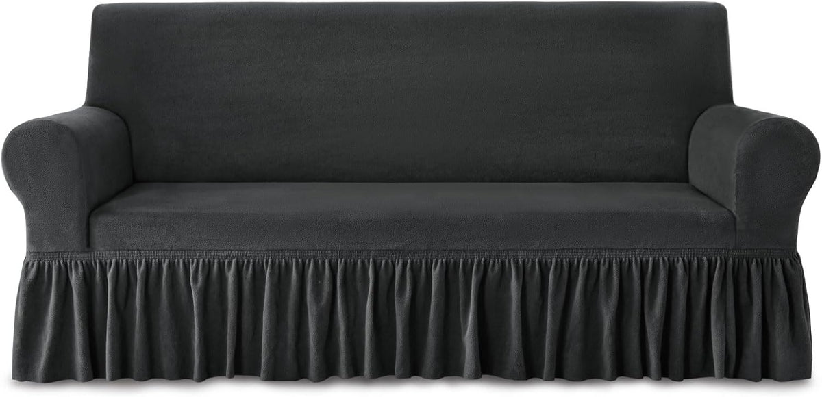 Plush Velvet Sofa Slipcover