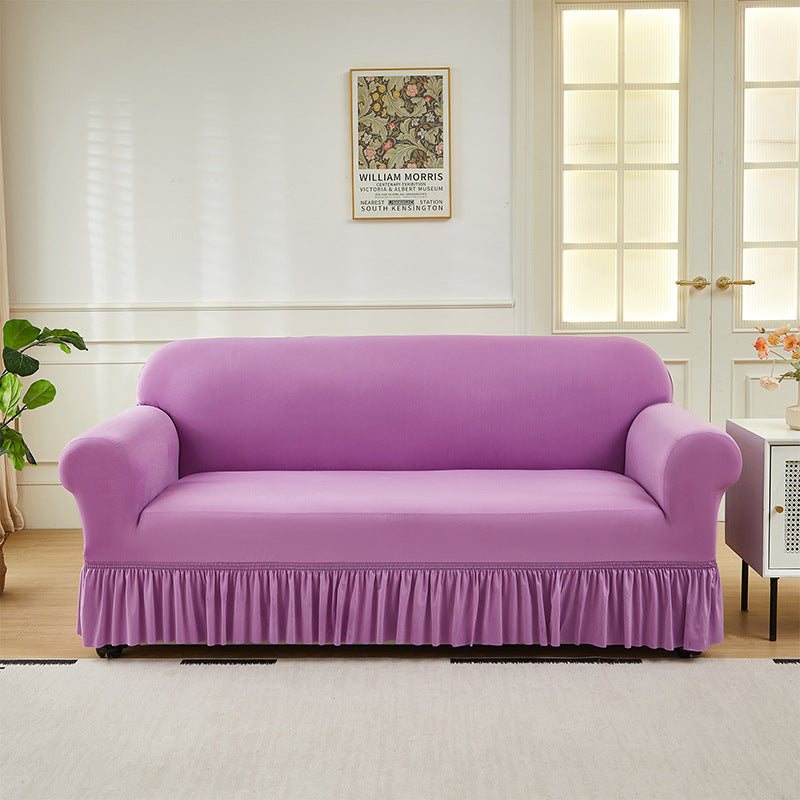 Plush Velvet Sofa Slipcover