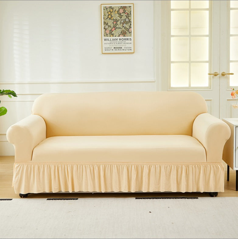 Plush Velvet Sofa Slipcover