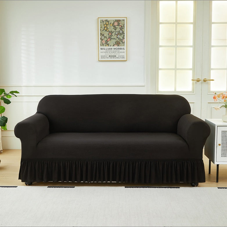 Plush Velvet Sofa Slipcover