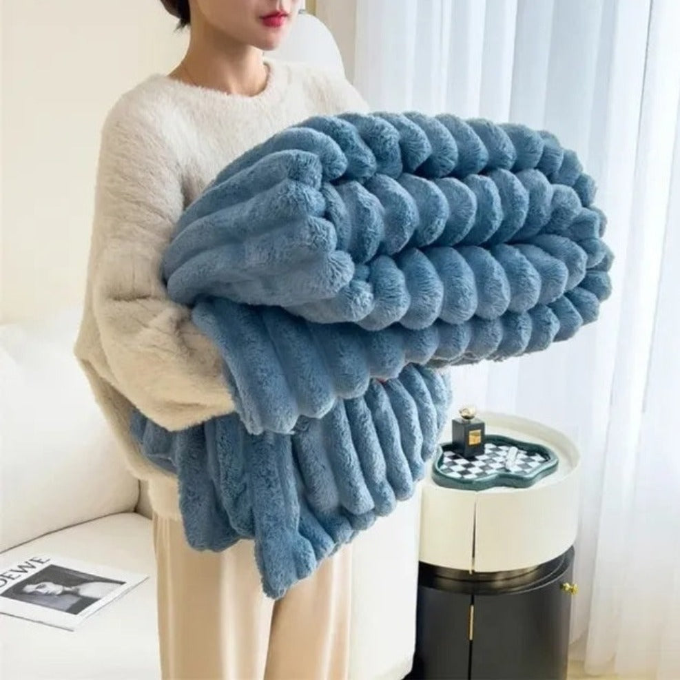Plush Wave Blanket