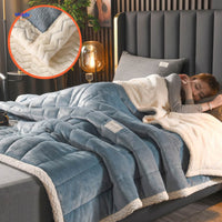 Plush Wool Blanket | Warm and Comfortable, Ideal for Winter