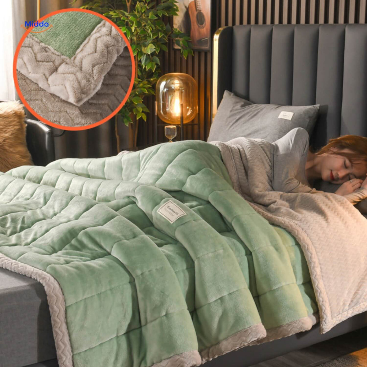 Plush Wool Blanket | Warm and Comfortable, Ideal for Winter