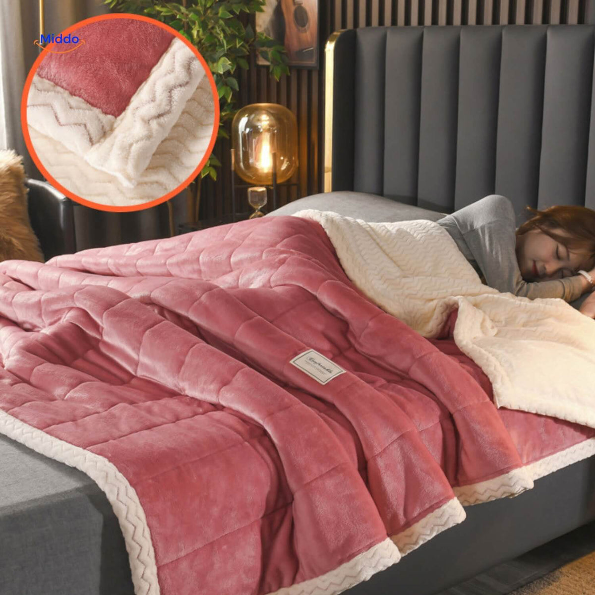 Plush Wool Blanket | Warm and Comfortable, Ideal for Winter