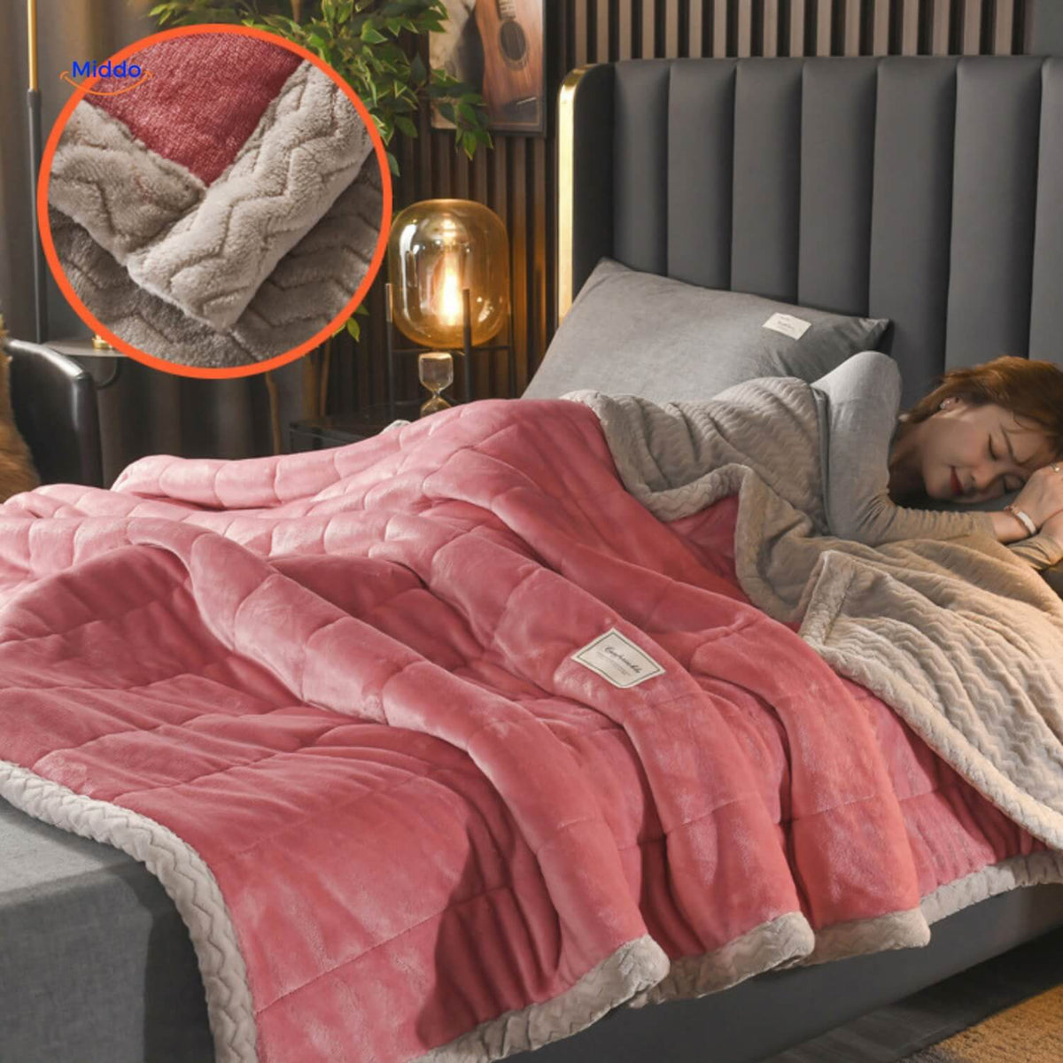 Plush Wool Blanket | Warm and Comfortable, Ideal for Winter