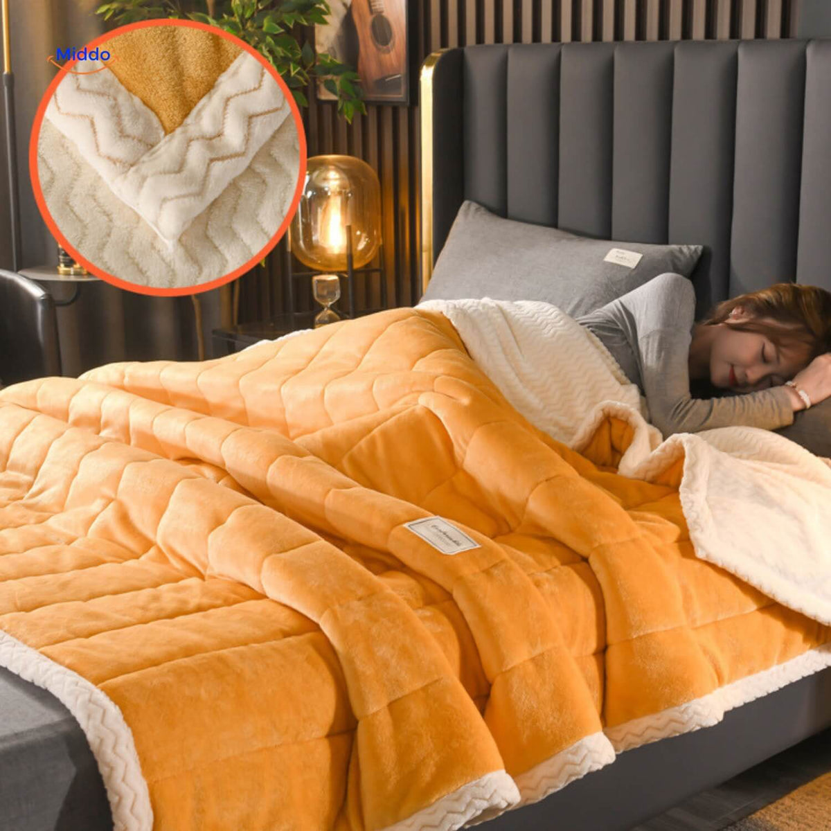 Plush Wool Blanket | Warm and Comfortable, Ideal for Winter