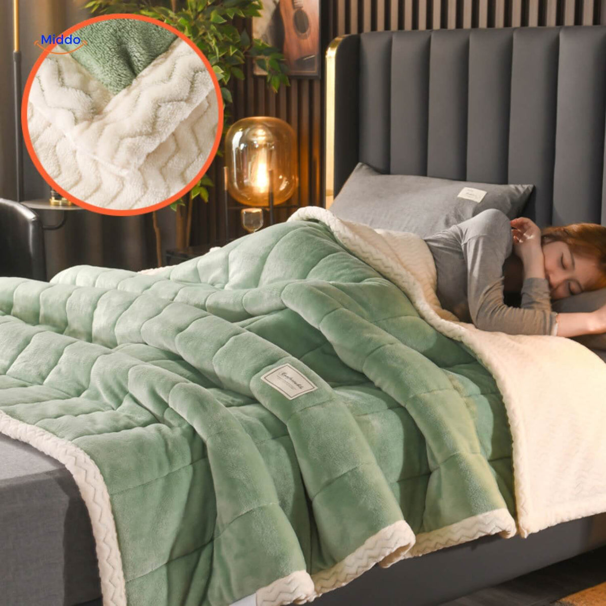 Plush Wool Blanket | Warm and Comfortable, Ideal for Winter